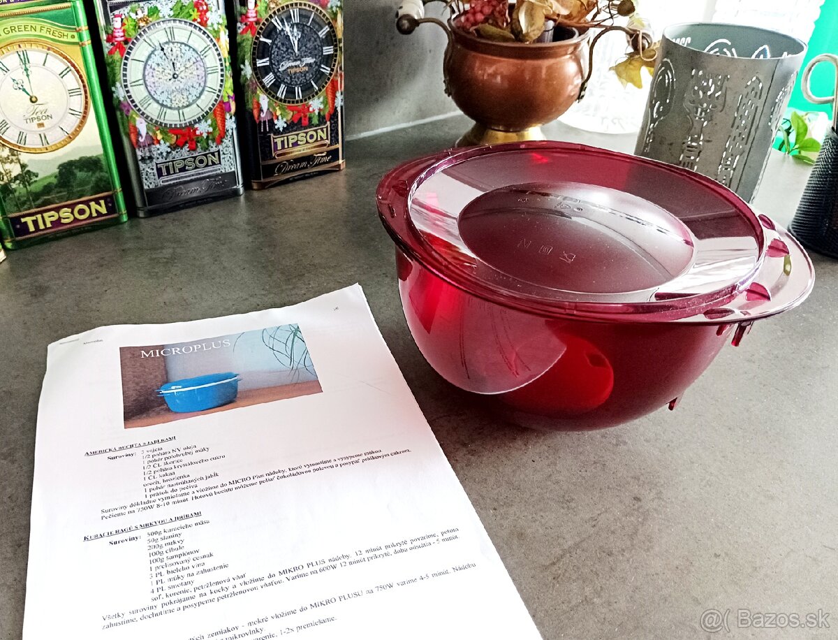 TUPPERWARE : Maxi Microplus 1,5 l + Receptár - 2