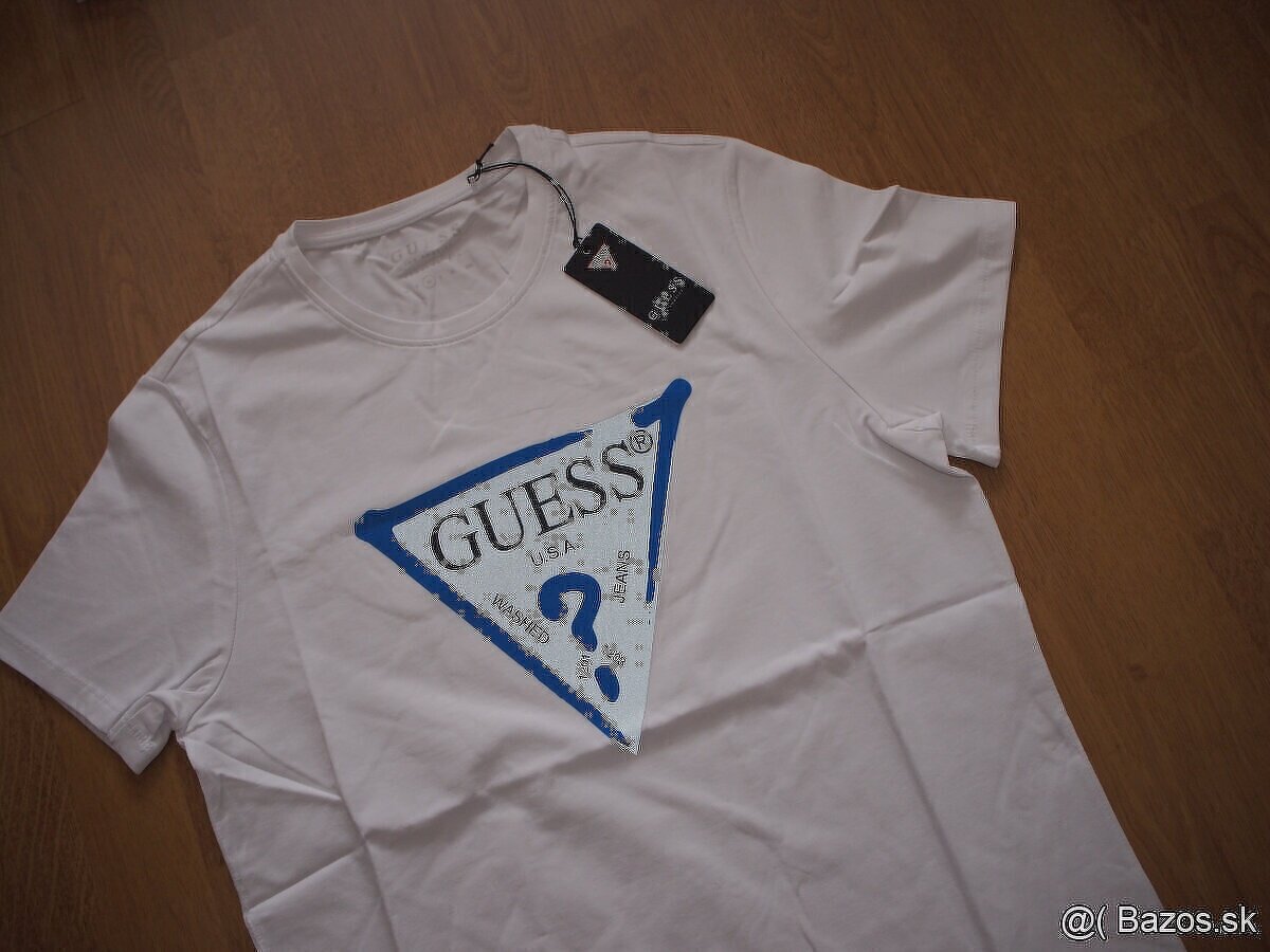 Guess pánske tričko biele - 2