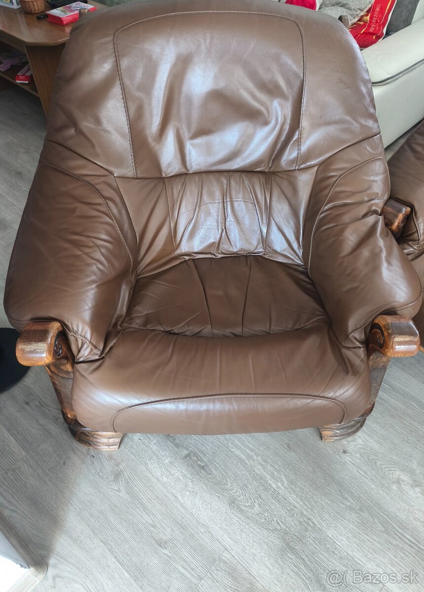 Kožená sedacia súprava - 2