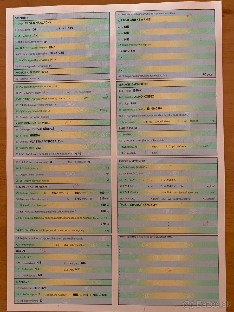 Predám prívesný vozík - 2