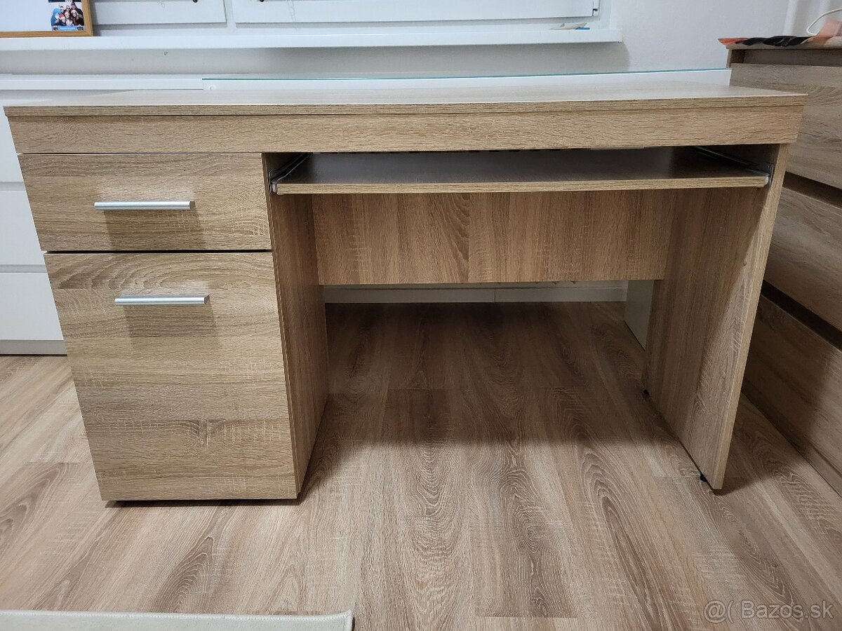 Komoda a stol dub sonoma - 2