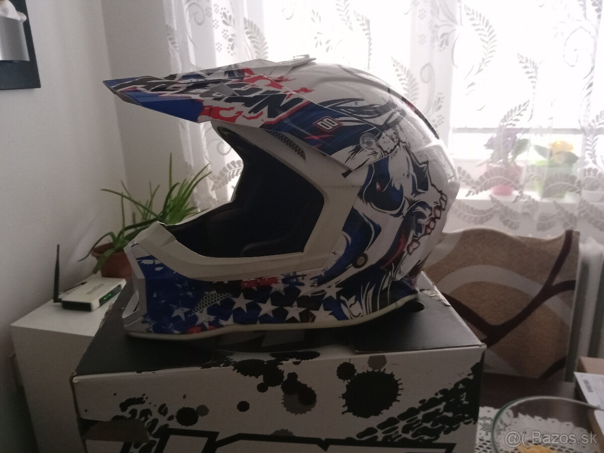 motocrossova helma Shot carbon-kevlar vel.M - 2