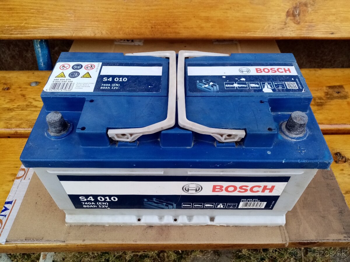 Autobateria BOSCH 80AH 740A - - 2