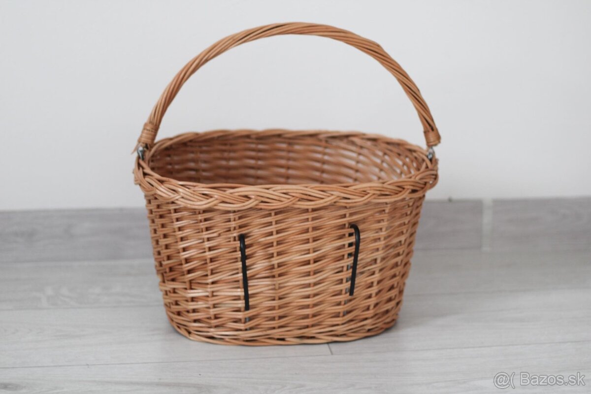 Prútený košík na bicykel - 2