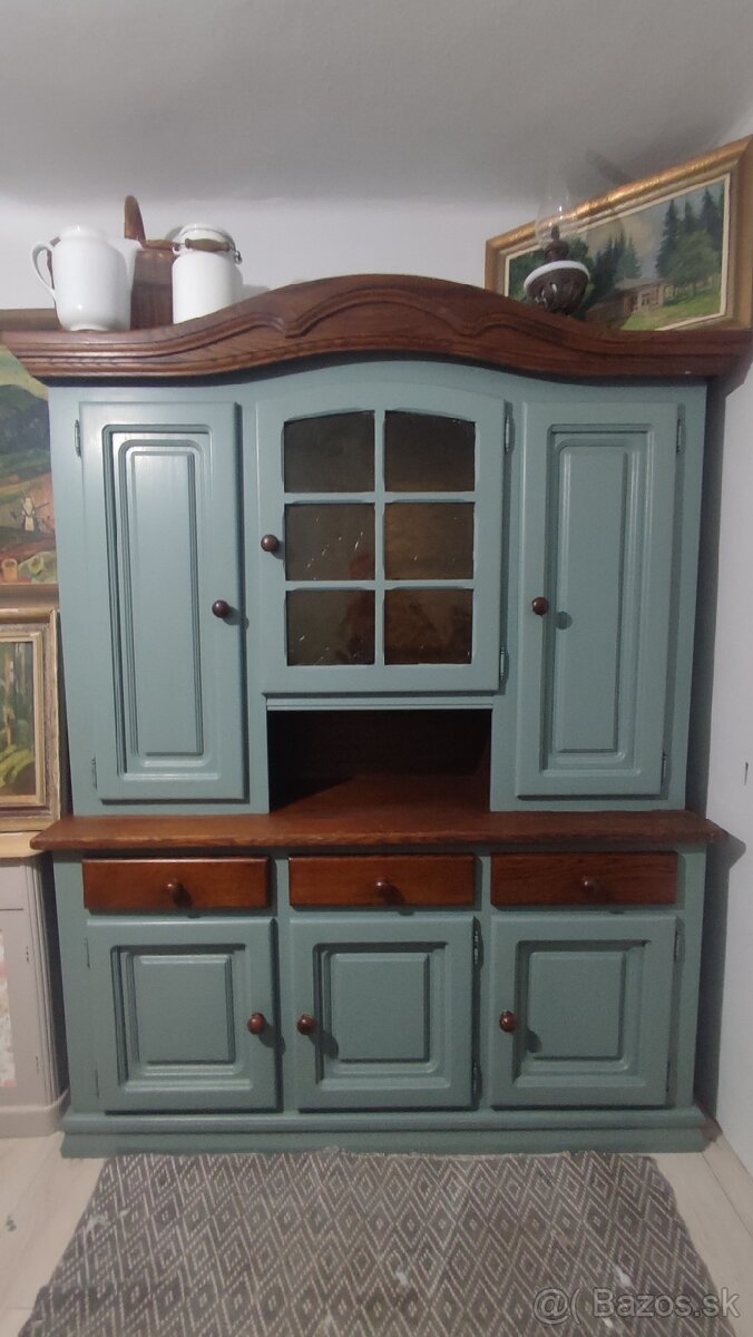 zrenovovany pribornik kredenc na chalupu - 2
