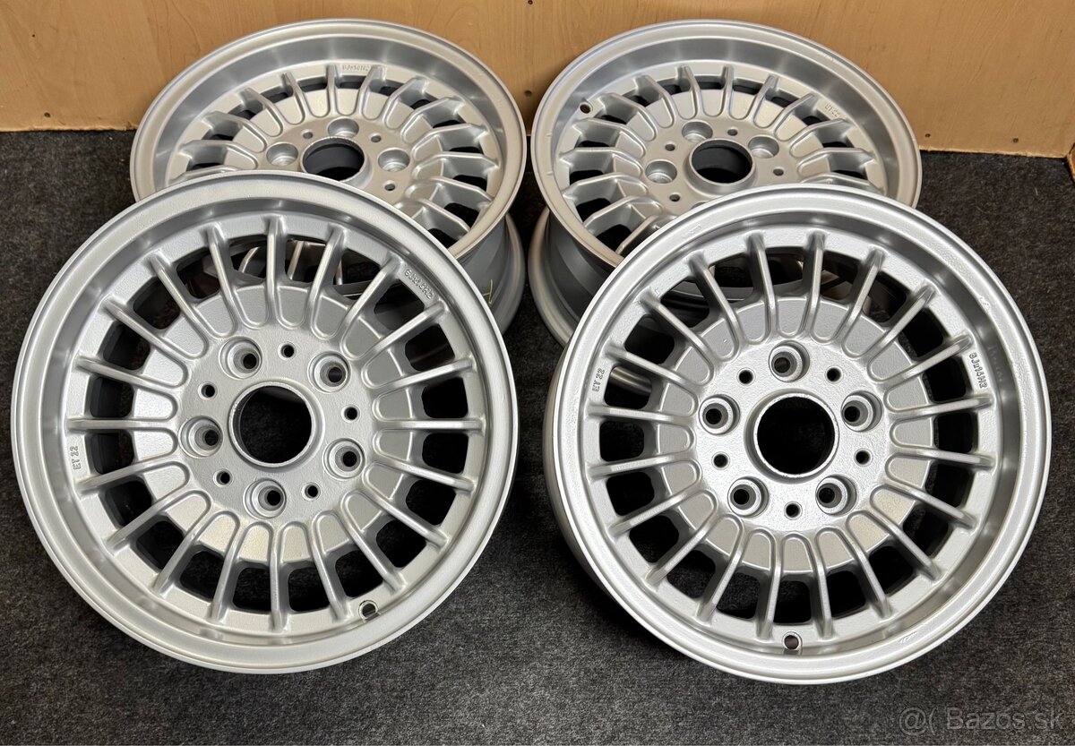 5x120 R14 Retro TRX pre BMW ET 22 strieborne. - 2