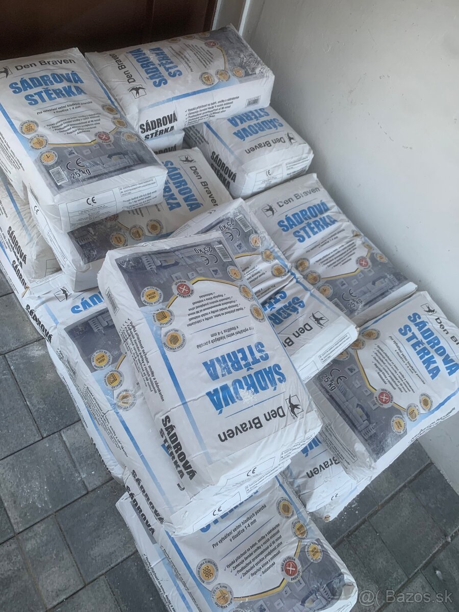 Sadrova stierka / omietka - 2