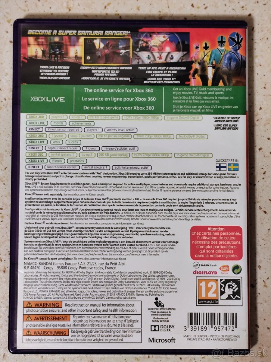 Power Rangers Super Samurai xbox360 - 2