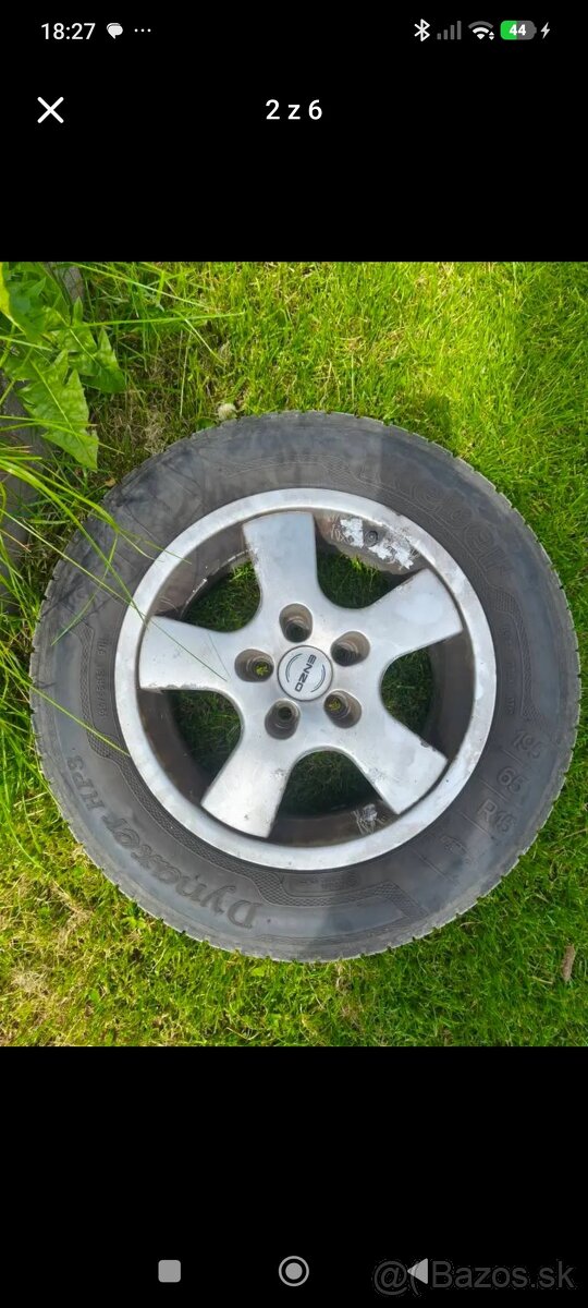 Letná sada 195/65 r15 5x100 rozteč - 2