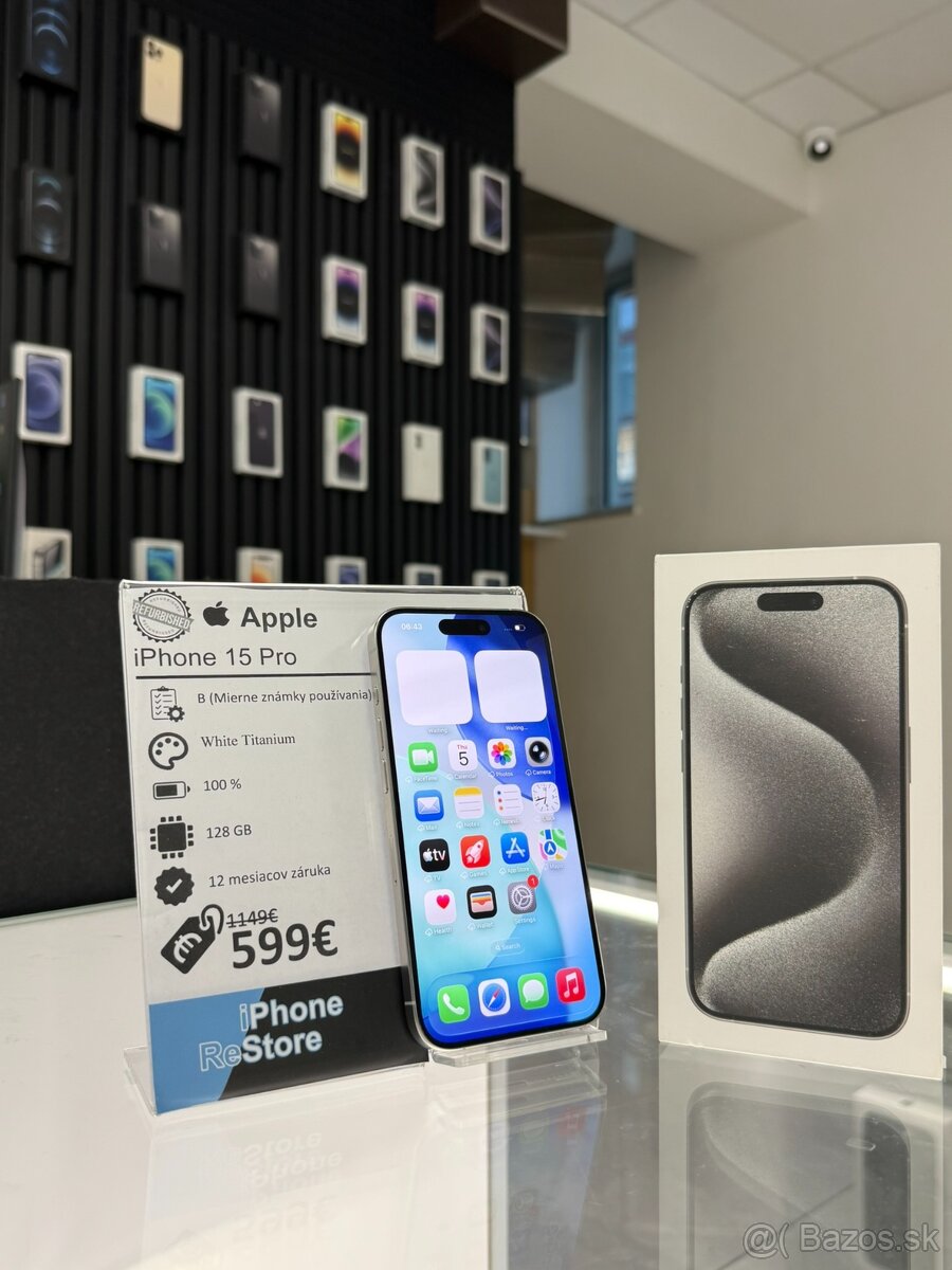  iPhone 15 Pro 128 GB - ZÁRUKA 1 ROK - 2