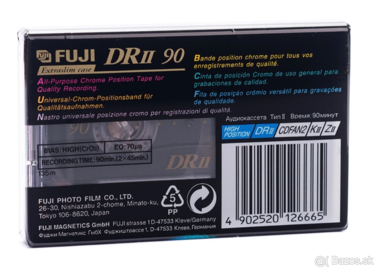 Audiokazety FUJI DRII 90 - 2