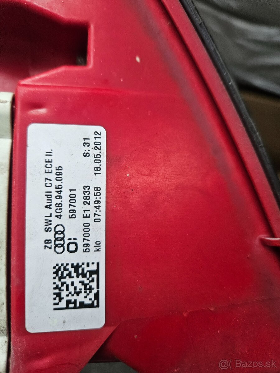 Audi A7 zadné svetlá - 2