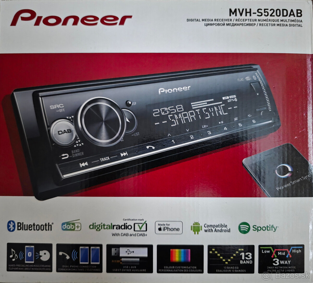 Autorádio Pioneer MVH-S520DAB - 2