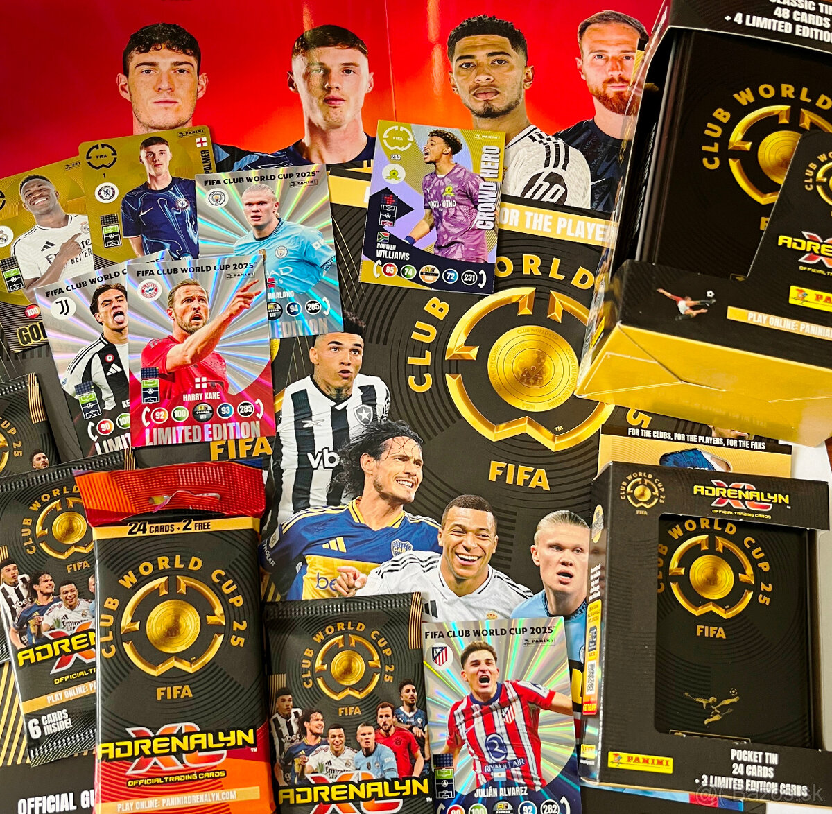 Fotbalové karty Club World Cup 2025 - Albumy,balíčky,boxy... - 2