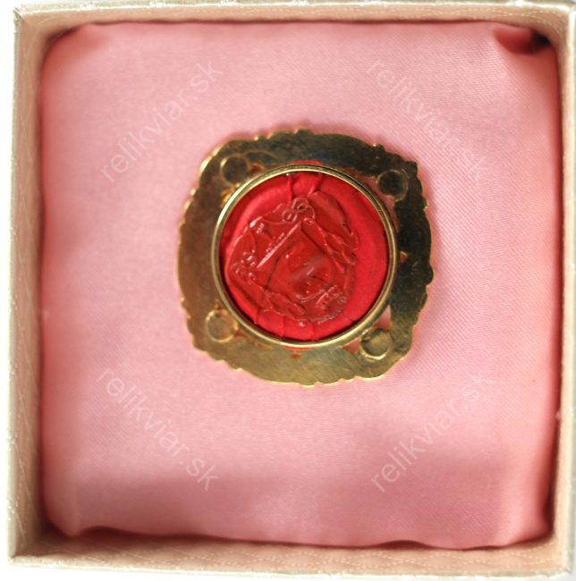 Relikviár z 20-21. storočia s relikviou Svätá Virgínia - 2