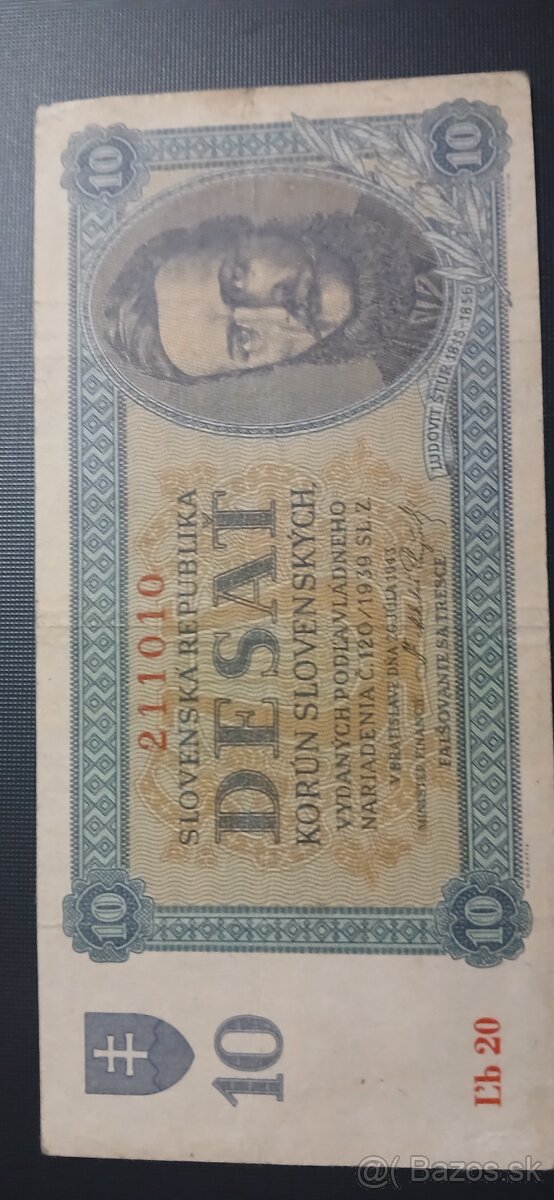 bankovky slovensky štat - 2