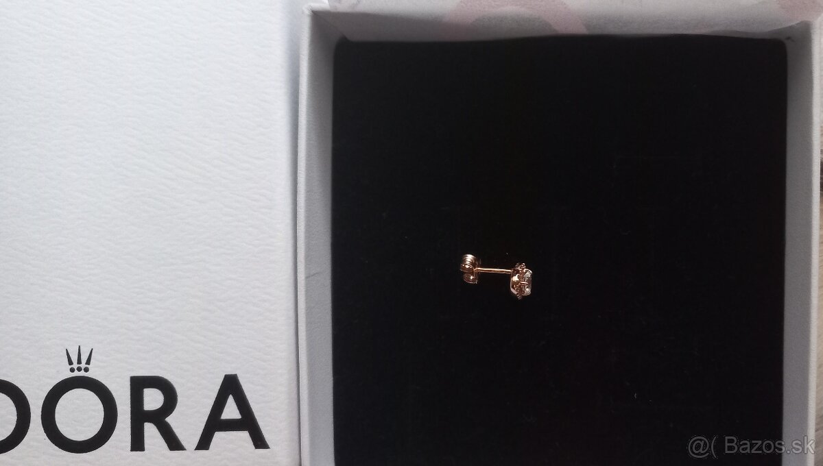 Predám puzetovú náušnicu zn. Pandora - 2
