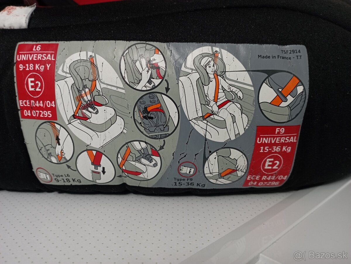 Autosedačka 9-36 kg - 2