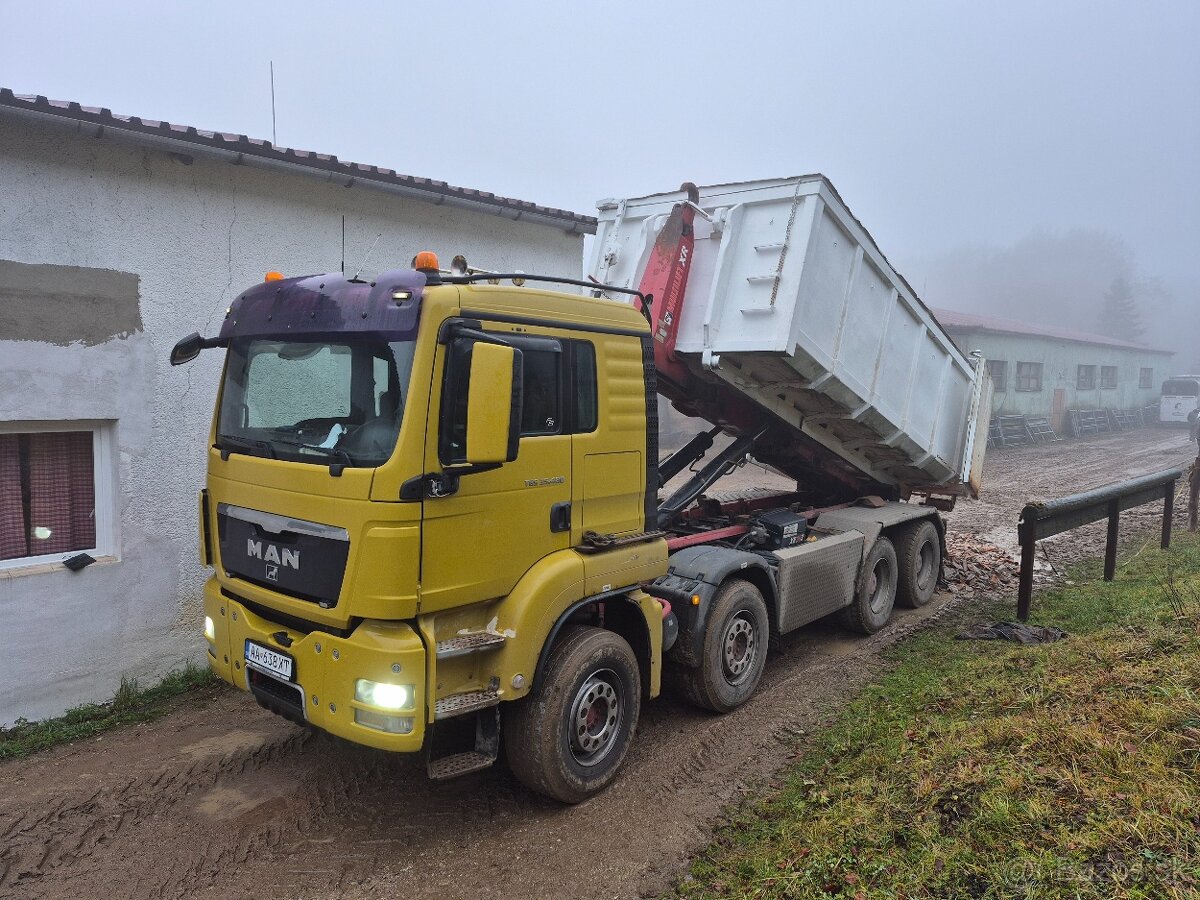 Hákový nosič kontajnerov 8x4 Man 35.480 - 2