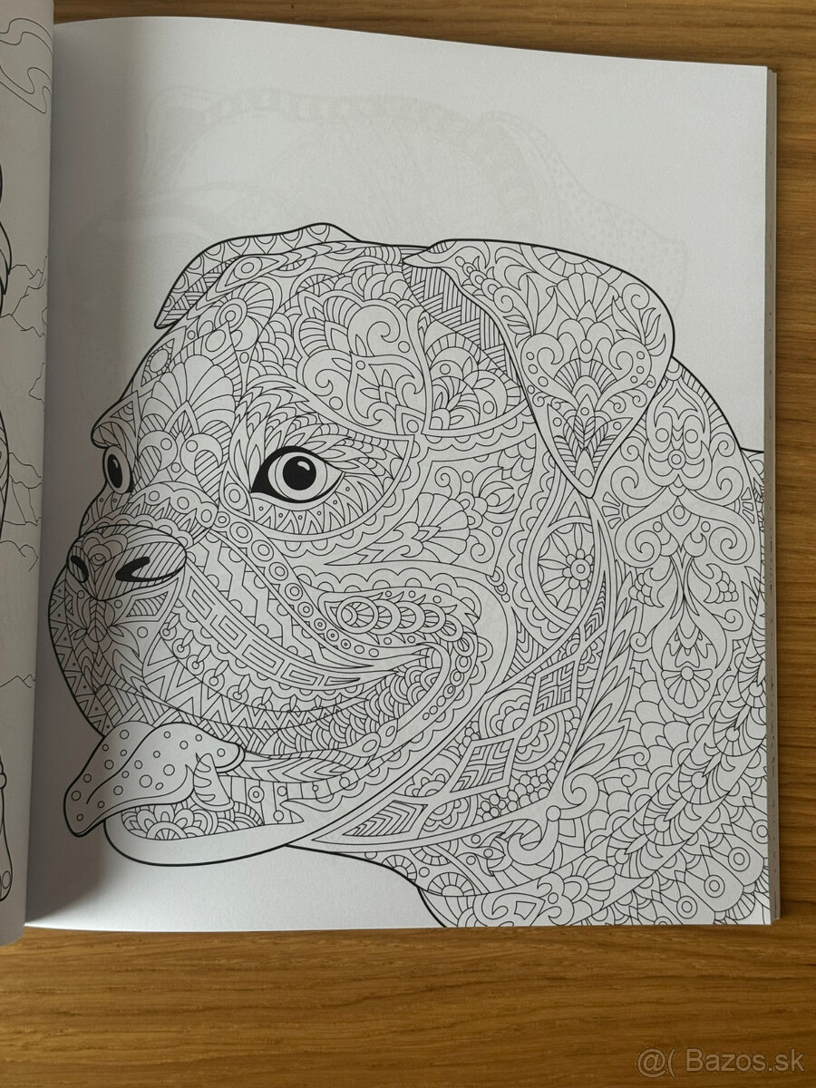 Antistresové omaľovánky - psy - 2