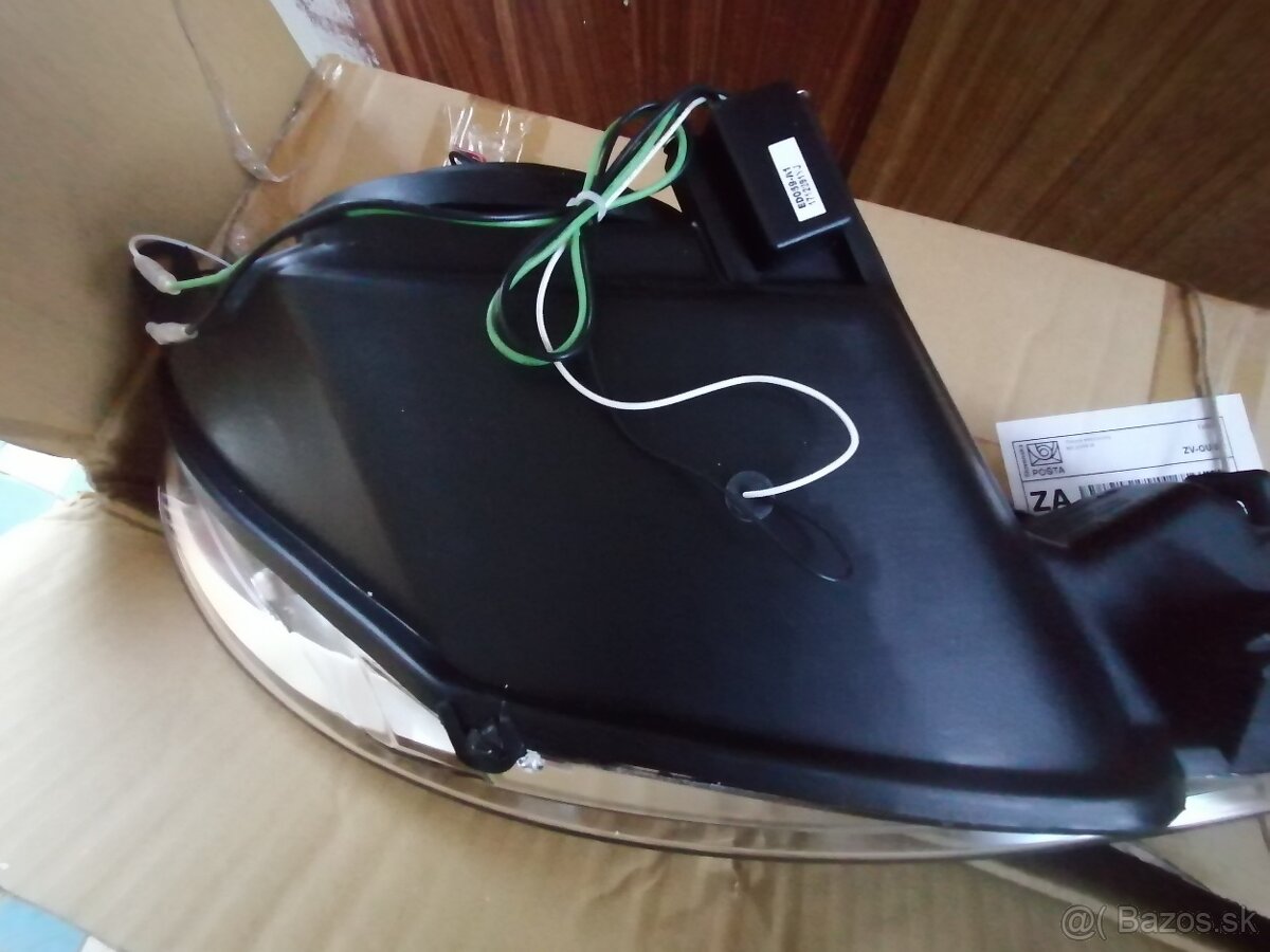 predné chrom svetlá s LED svietením - 2