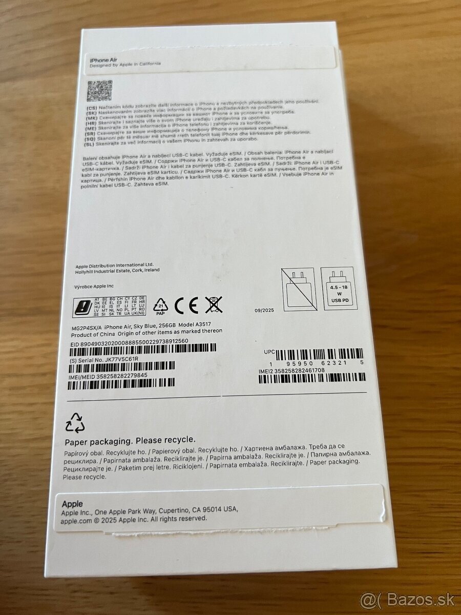 IPHONE AIR BLUE 256GB - 2