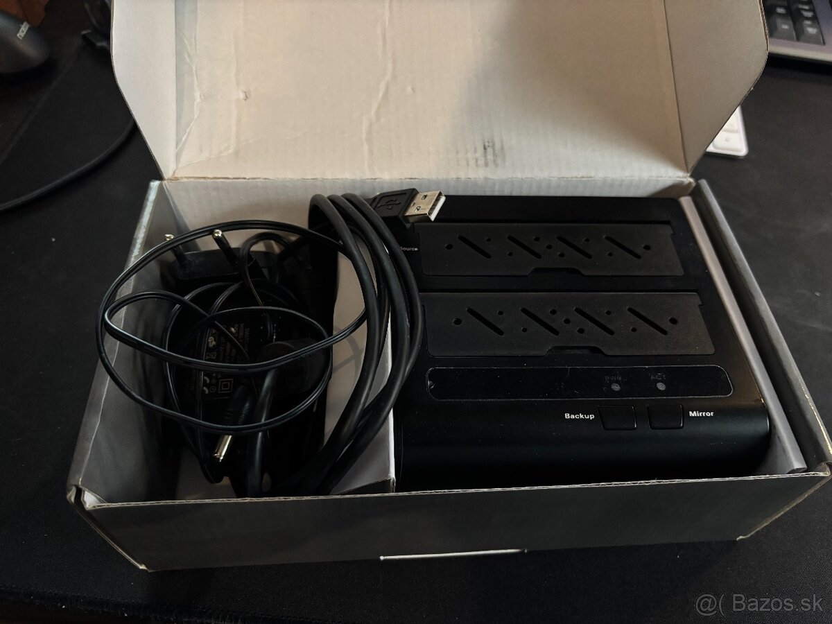 PremiumCord USB3.0 HDD dokovací stanice pro dva 2.5"/3.5" - 2