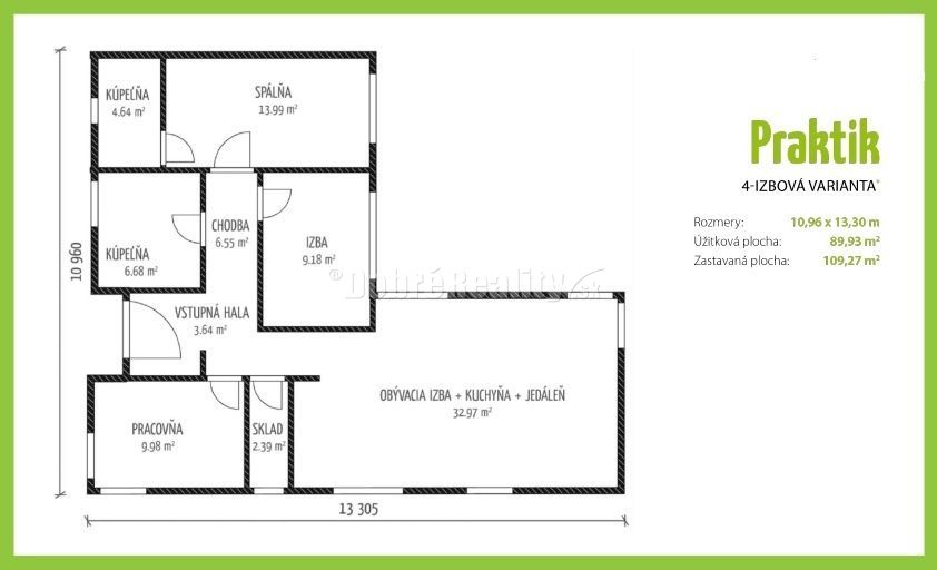 PREDAJ: Výstavba 4-izbového nízkoenergetického drevodomu Pra - 2
