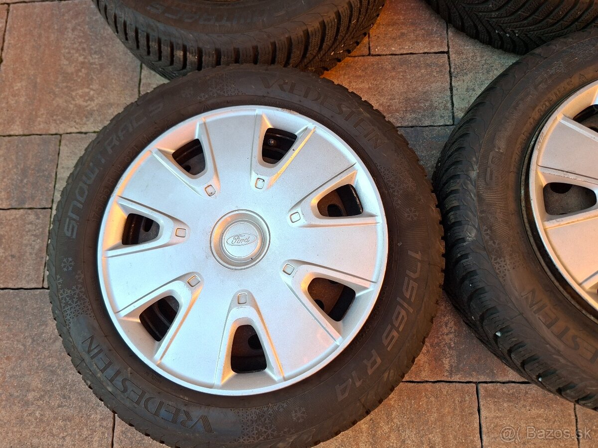 Predám plech.disky-Ford Fiesta/Mazda 2--R14 - - 2