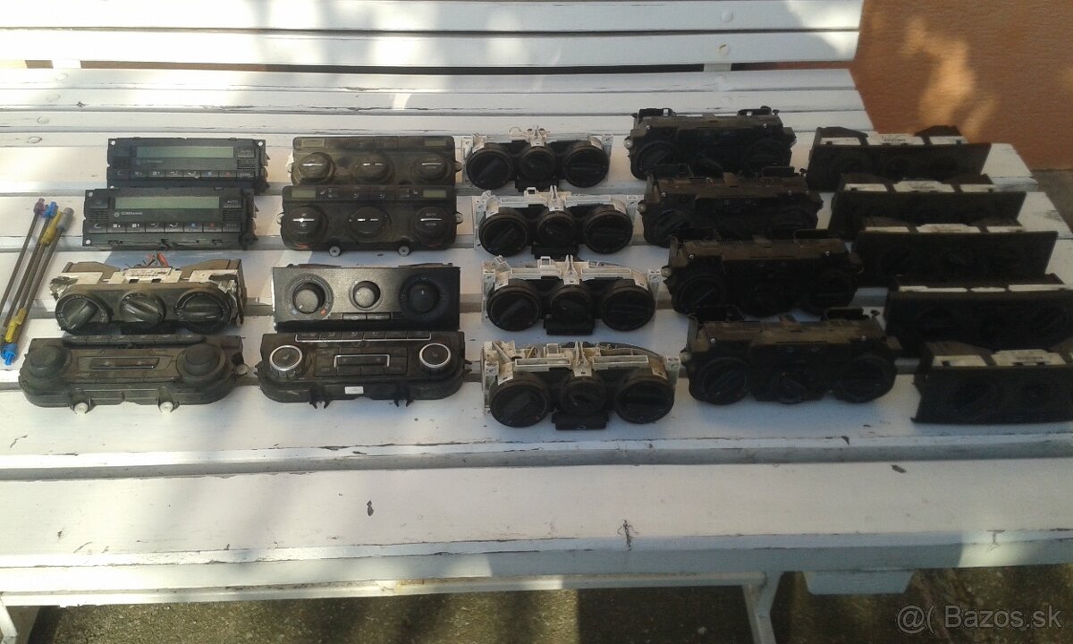 Mriežky--fukáre a panely-ovládače kúrenia Volkswagen group - 2