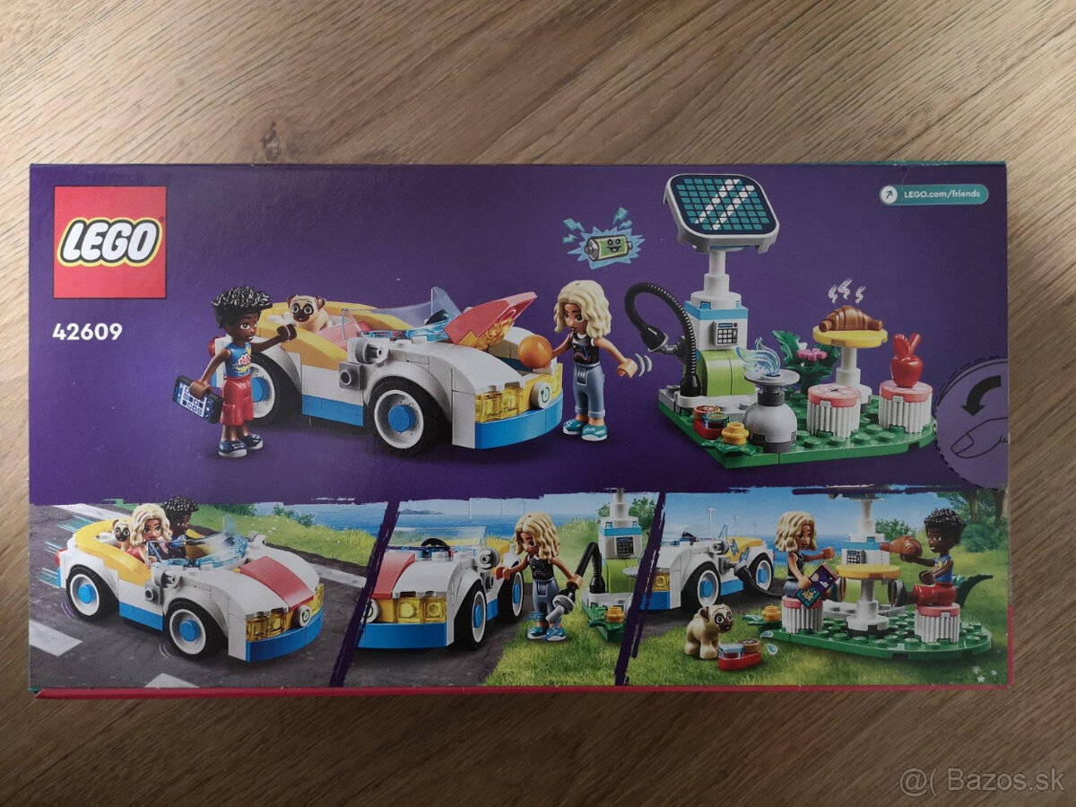 Lego Friends 42609 - Elektromobil s nabíjačkou - 2
