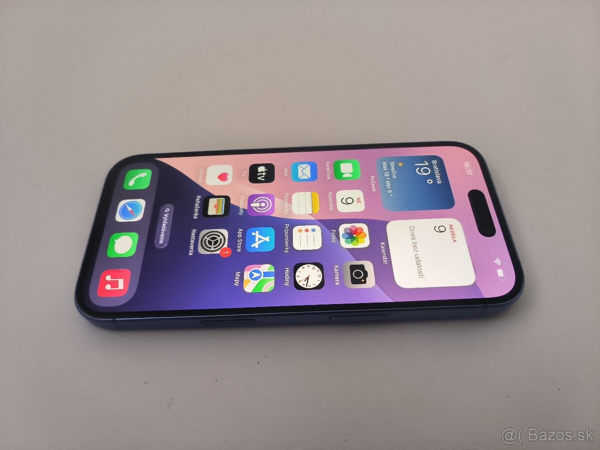 apple iphone 16 128gb Ultramarine / Batéria 90% - 2