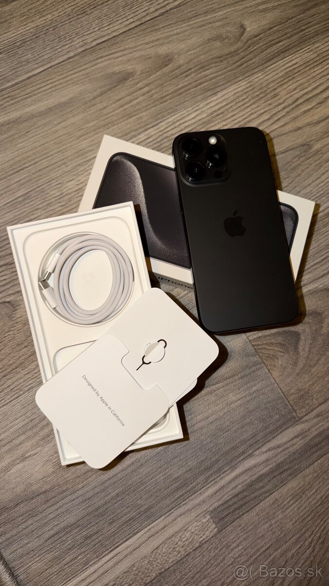 iPhone 15 Pro Max 256 GB tmavosivý – ako nový, bez škrabanco - 2