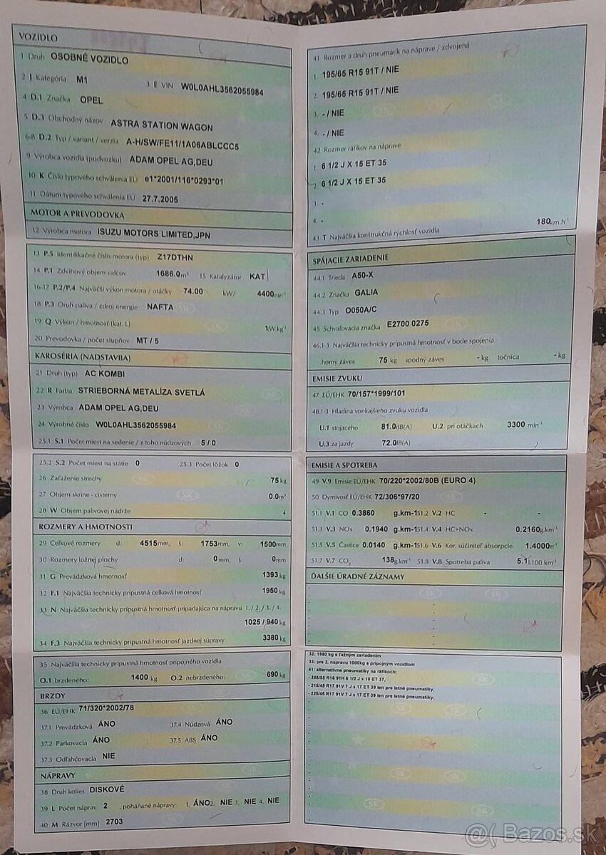 Opel astra h kombi - 2