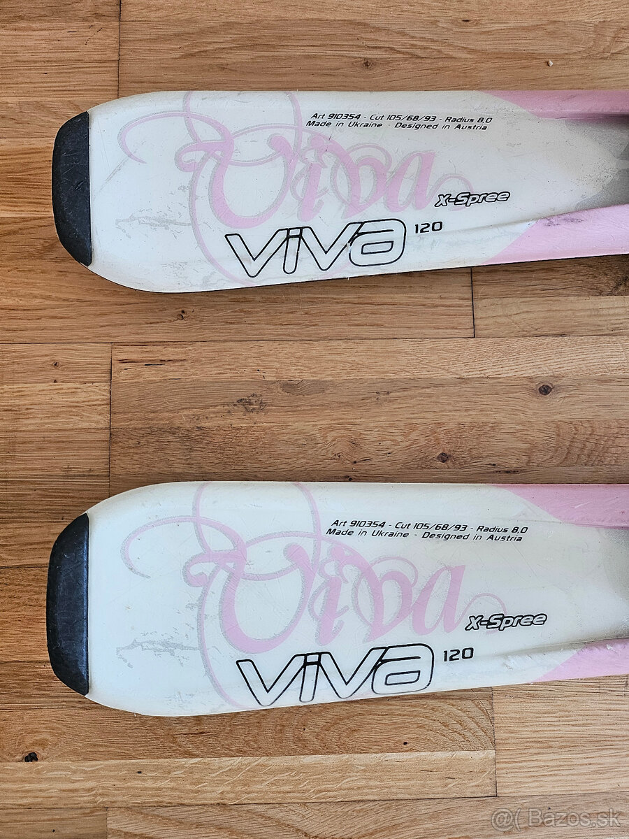 Predám dievčenské lyže 120 - 2