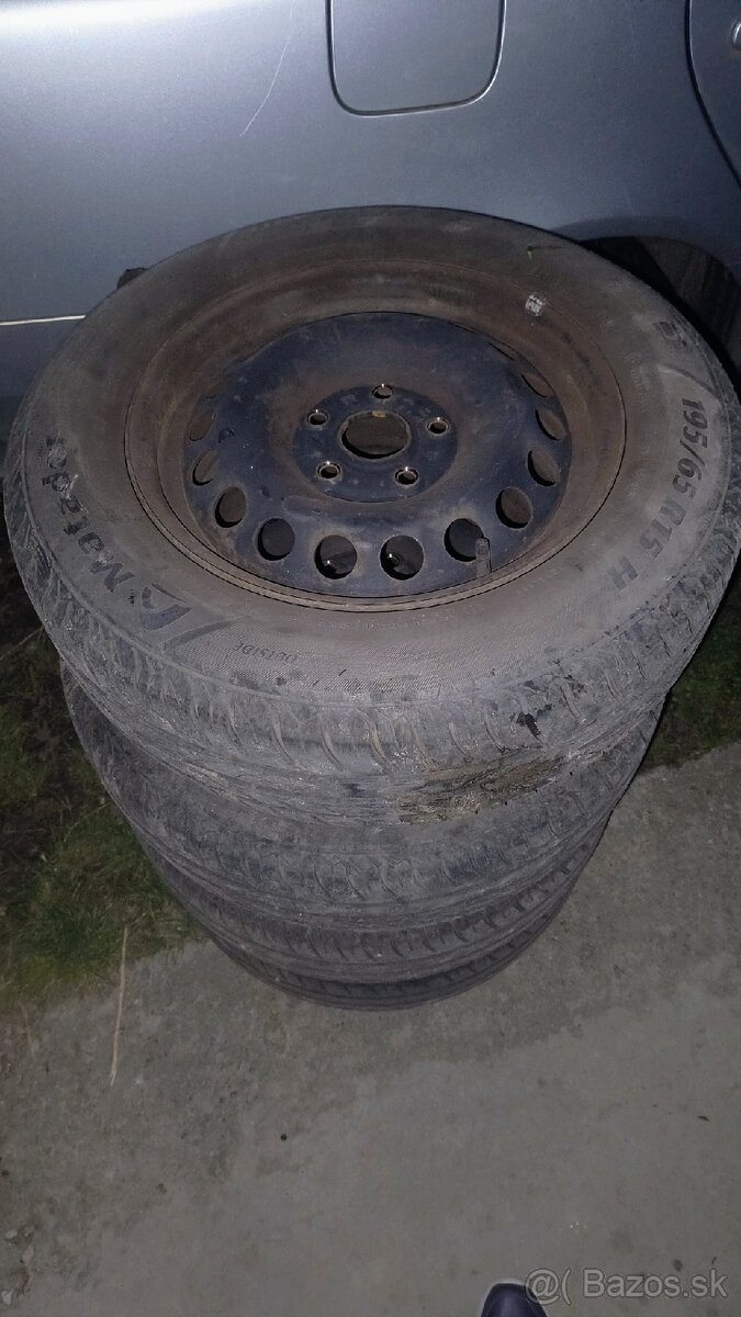 Predám 5x112 195/65 R15 letné - 2