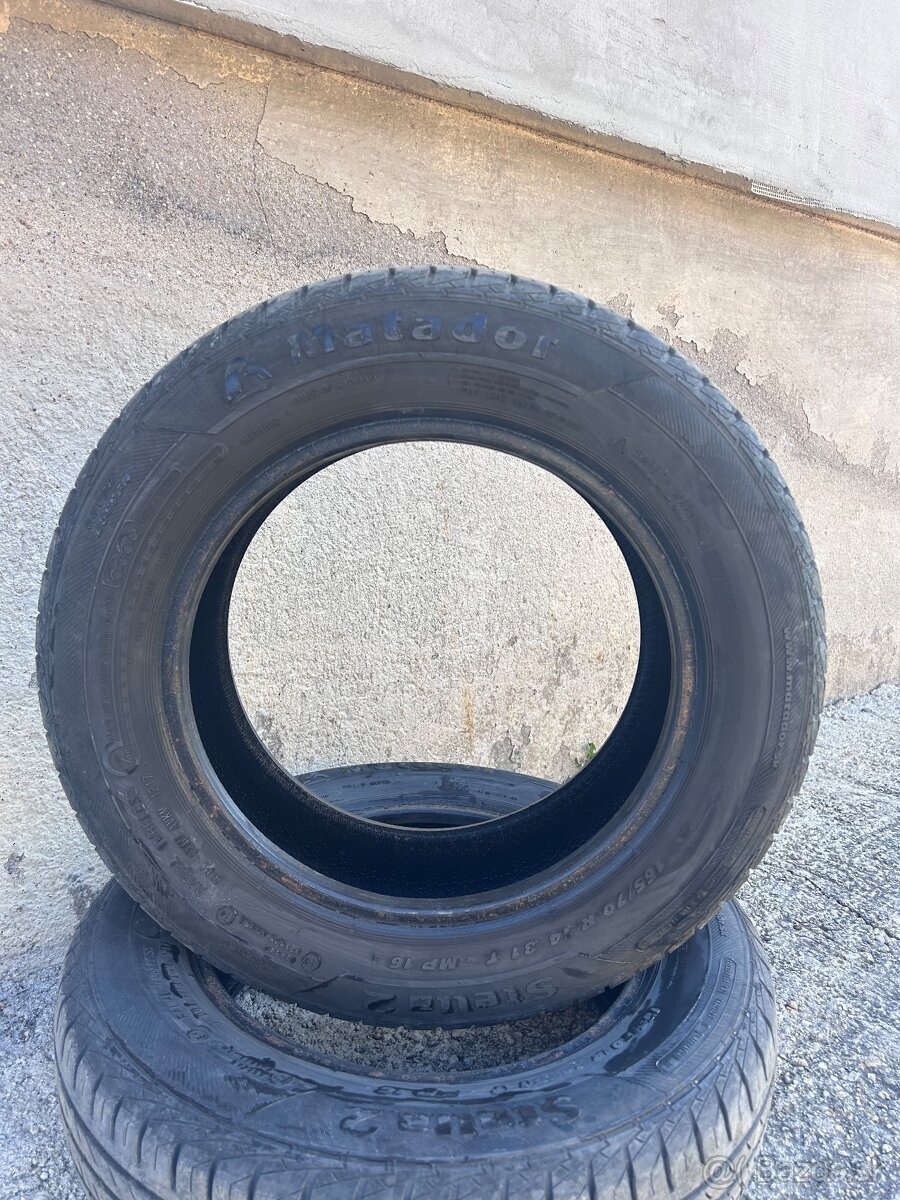Pneumatiky R14 Matador letné - 2