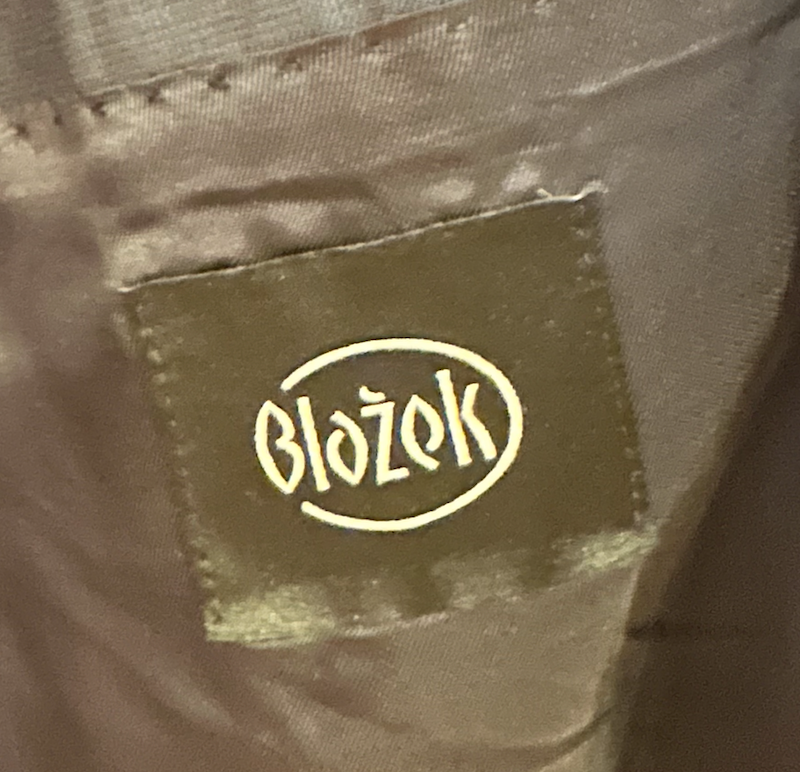 Blazek oblek modry velkost 52 - 200 Eur - 2