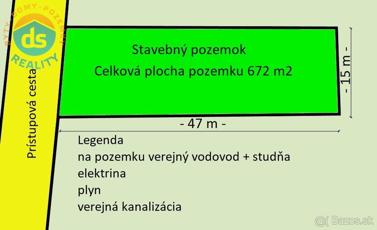 Na predaj stavebný pozemok 672 m2, Trenčín, Istebník - 2