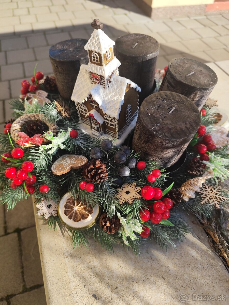 Adventný veniec vianočný - 2