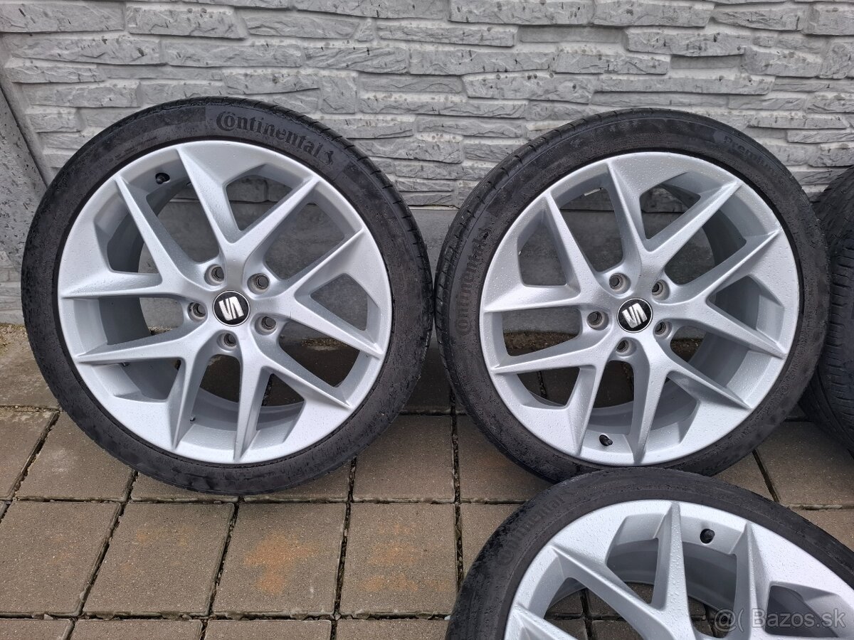Alu disky 5x112 R18 + 225/40 R18 letné pneumatiky - 2