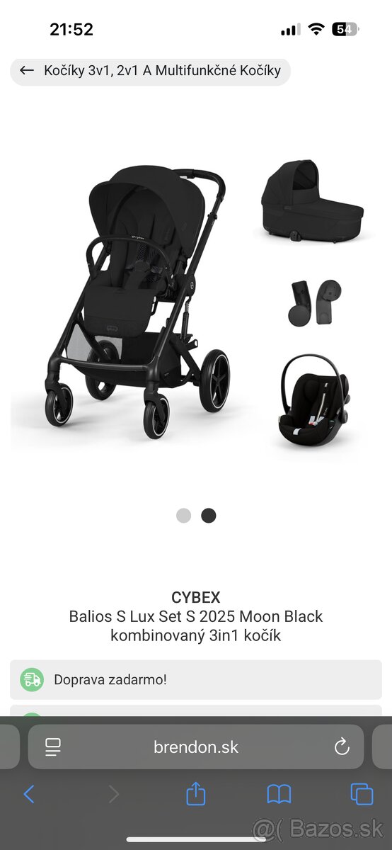 Cybex balios s lux - 2