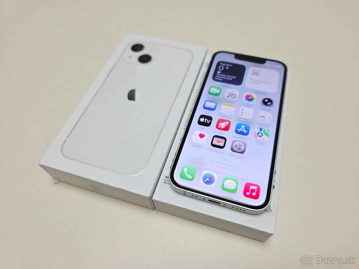 APPLEI IPHONE 13 mini 128gb STARLIGHT,BATERKA 100% - 2