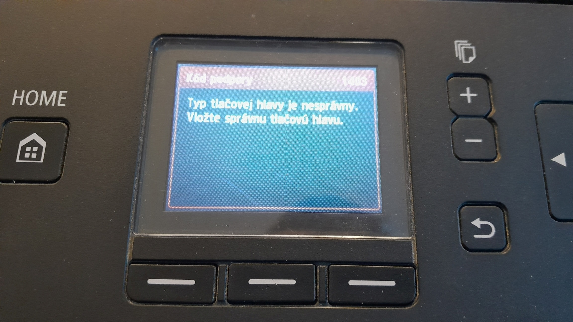 Tlačiareň Canon MG60 na náhradné diely - 2