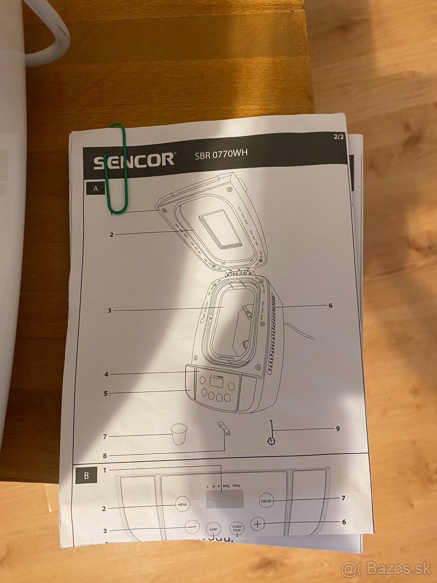 Sencor - domáca pekáreň chleba - 2