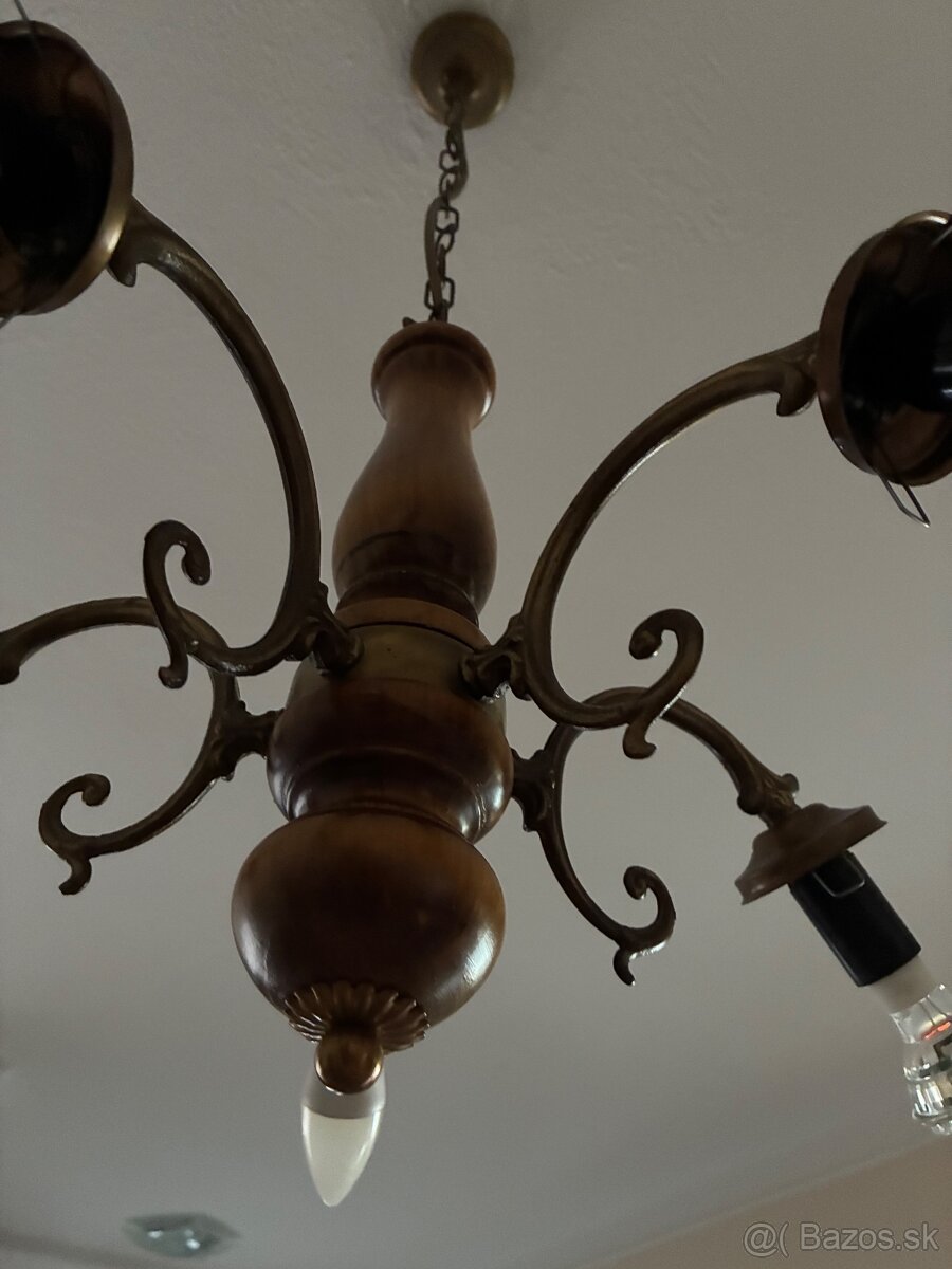 Rustikálny luster bez búr - 2