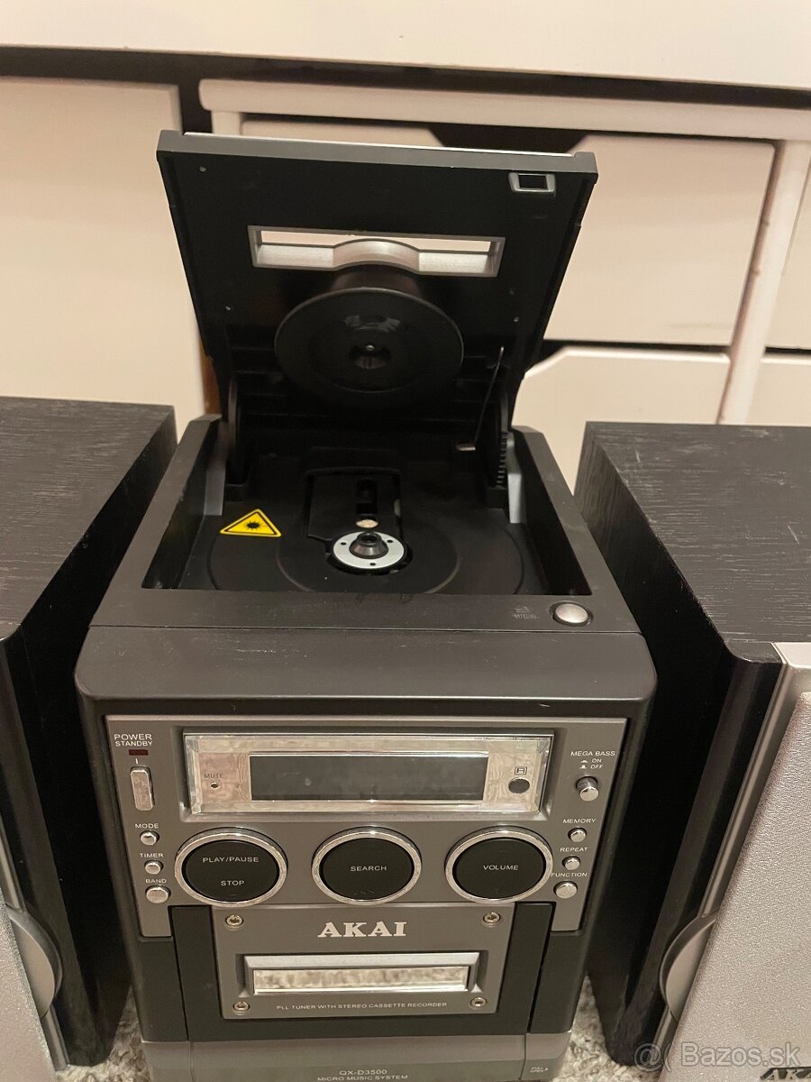 AKAI veža, cassette, cd player - 2