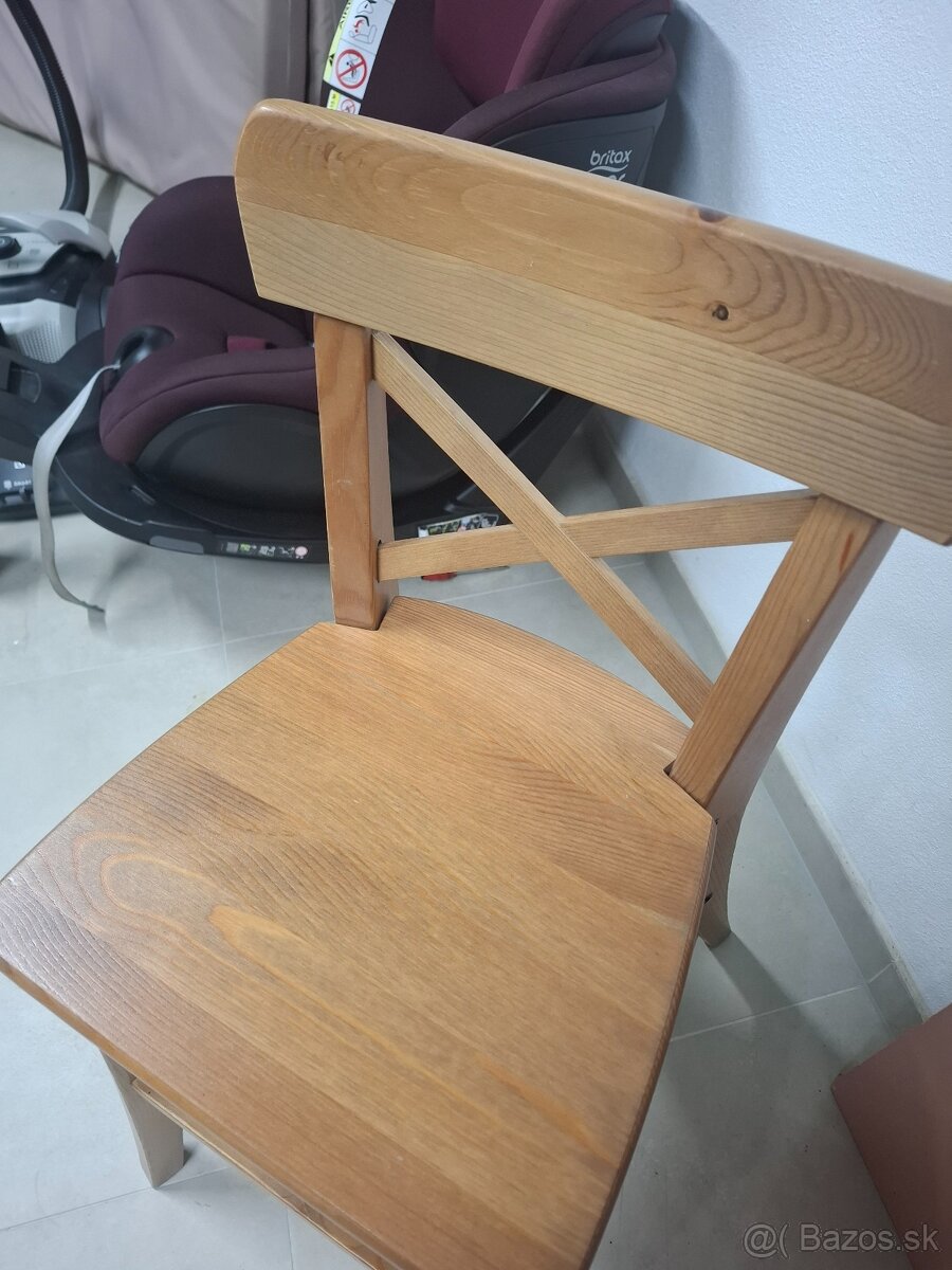Detska vysoka stolicka Ikea INGOLF - 2