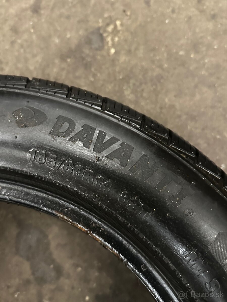 2xZIMNÉ 185/60 R14 DAVANTI WINTOURA - 2