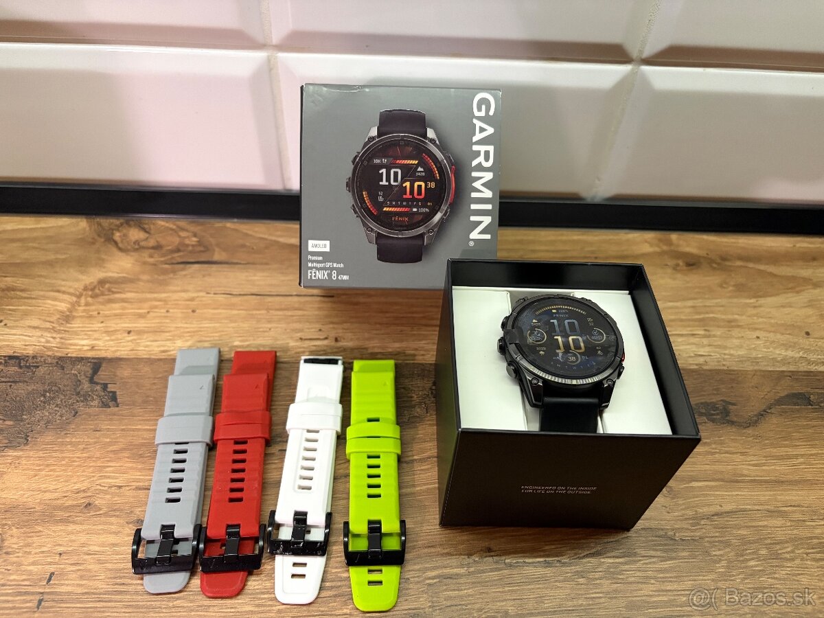 Predam GARMIN FENIX 8 47mm AMOLED, záruka - 2